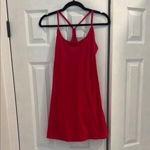 Red Strappy Dress
